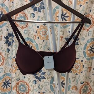 Pepper Women's Intimates Deep Burgundy Bra